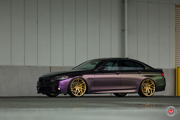 Фото дисков Vossen CG-209T Глянцевое золото на BMW 5/M5 (F10)