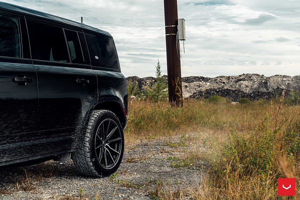 Фото дисков Vossen HF-3 Алмазная проточка на Land Rover Defender II
