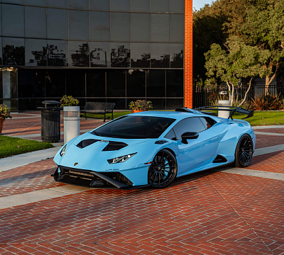 Фото дисков HRE P103 на Lamborghini Huracan