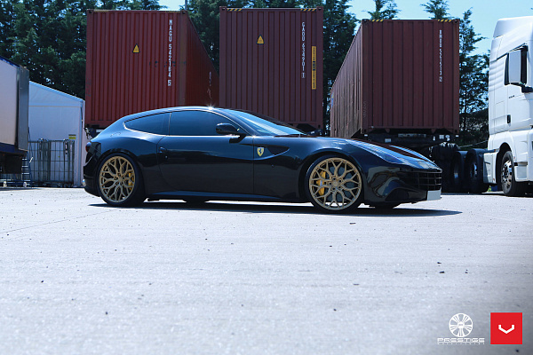 Фото дисков Vossen HF-2 Глянцевое золото на Ferrari GTC4Lusso