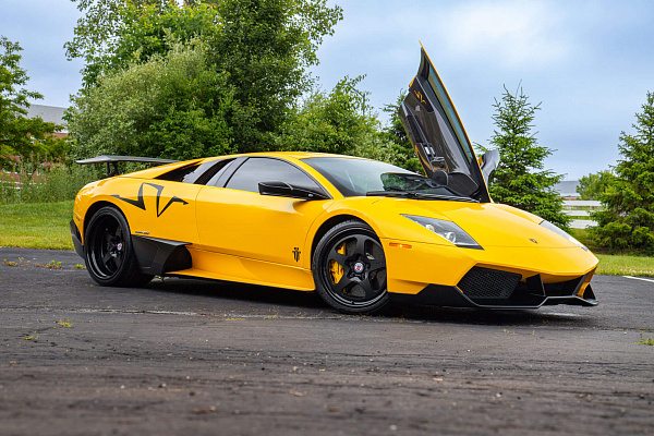 Фото дисков HRE 527 Черный сатин на Lamborghini Murcielago