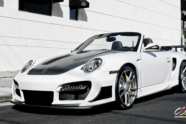 Фото дисков CEC C882 Сатиновый лак на Porsche 911 VI