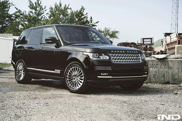 Фото дисков HRE S209H Сатиновый тонированный лак на Range Rover IV