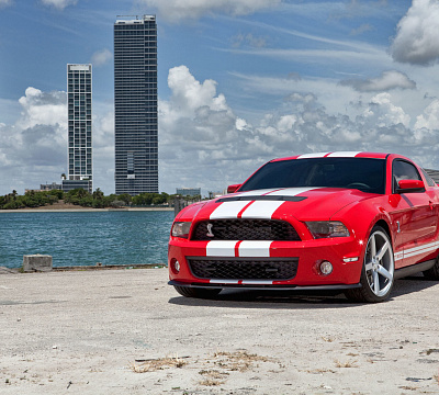Фото дисков Vossen CV3 на Ford Mustang V