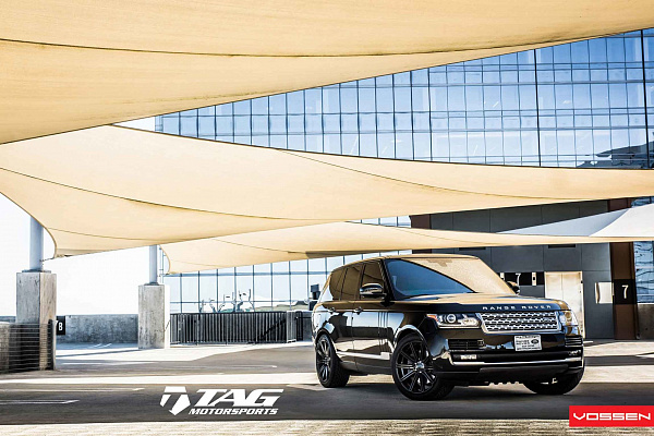 Фото дисков Vossen CV4 Черный глянец на Land Rover Range Rover Sport II