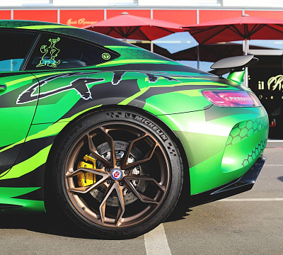 Фото дисков HRE P201 на Mercedes-Benz AMG GT I