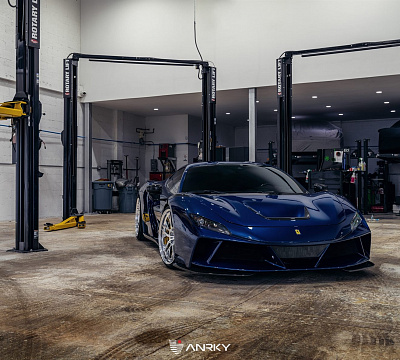 Фото дисков Anrky RS2 на Ferrari F8