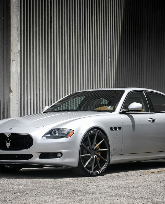 Фото дисков CVT Сатиновый графит на Maserati Quattroporte V