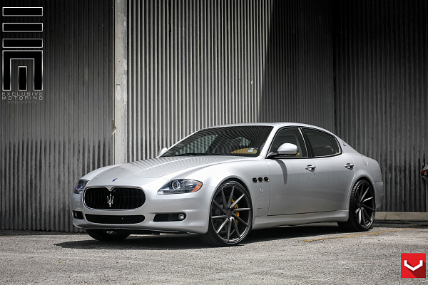 Фото дисков Vossen CVT Сатиновый графит на Maserati Quattroporte V