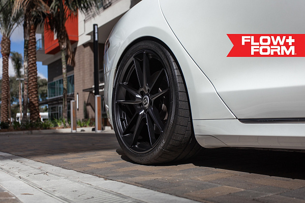 Фото дисков HRE FF04 Черный сатин на Tesla Model S