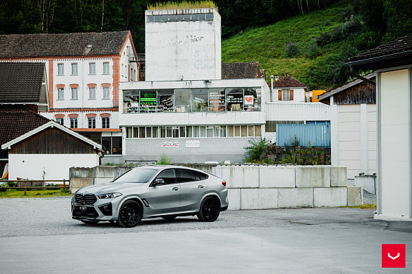 Фото дисков Vossen HF-7 Черный глянец на BMW X6/X6 M (G06/F96)