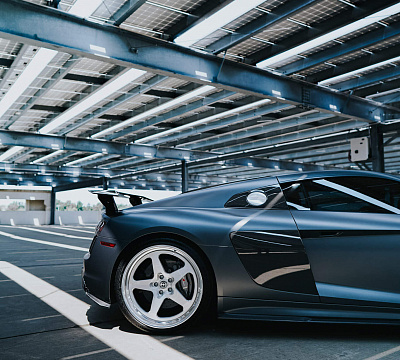Фото дисков HRE 527 на Audi R8 (4S)
