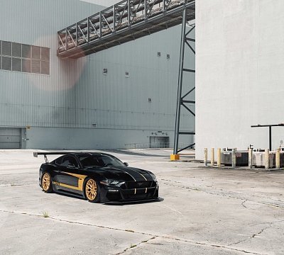 Фото дисков Vossen HF-2 на Ford Mustang VI
