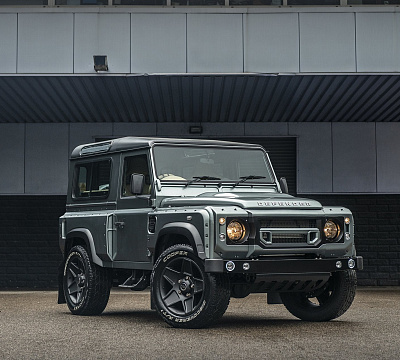 Фото дисков Kahn Mondial Retro на Land Rover Defender I