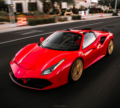 Фото дисков Brixton Forged CM6-R на Ferrari 488