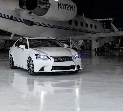 Фото дисков Vossen CV4 на Lexus GS IV