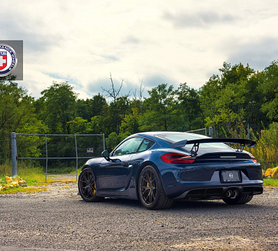 Фото дисков HRE P101 на Porsche Cayman II