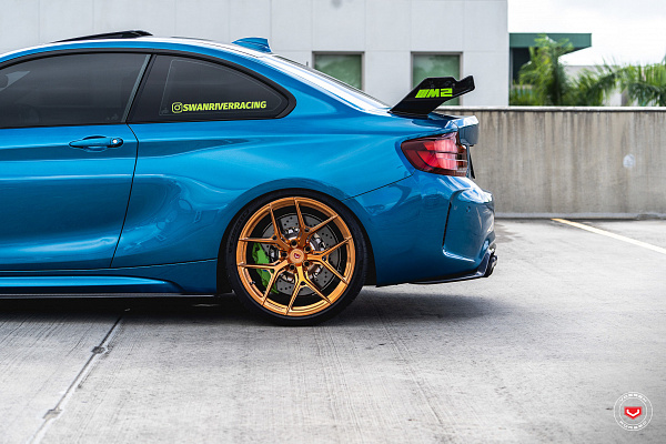 Фото дисков Vossen S21-01 Глянцевая медь на BMW 2/M2 (F22/F87)