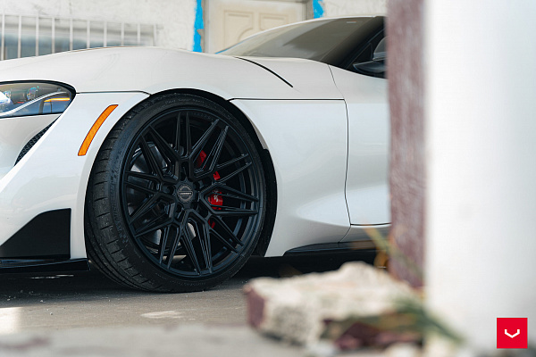 Фото дисков Vossen HF-7 Черный сатин на Toyota Supra A90