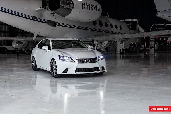 Фото дисков Vossen CV4 Алмазная проточка на Lexus GS IV