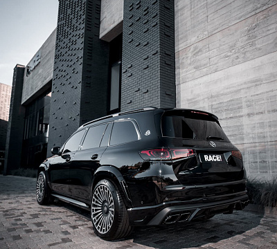 Фото дисков Brixton Forged LX07 на Mercedes-Benz GLS (X167)