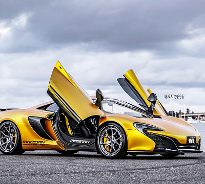 Фото дисков Strasse Wheels SM5R Deep Concave FS на McLaren 650S