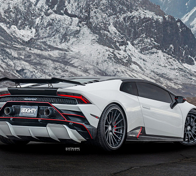 Фото дисков Strasse Wheels SV15T Deep Concave FS на Lamborghini Huracan