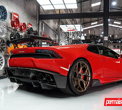 Фото дисков NOVITEC NL4 на Lamborghini Huracan