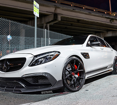 Фото дисков Strasse Wheels SM5R Deep Concave Monoblock на Mercedes-Benz C-Class (W204)