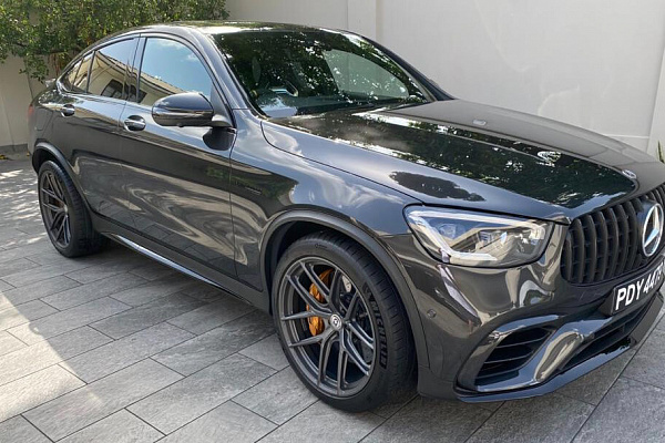 Фото дисков HRE P101SC Сатиновый графит на Mercedes-Benz GLC (X253, C253)