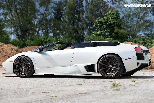Фото дисков HRE S201H Сатиновая бронза на Lamborghini Murcielago