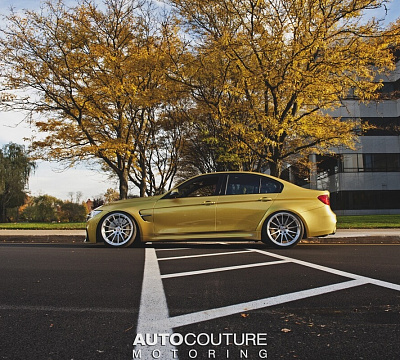 Фото дисков HRE 303M на BMW 3/M3 (F3x/F80)