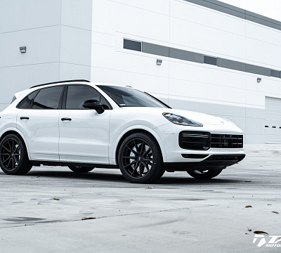 Фото дисков Vossen HF-3 на Porsche Cayenne III