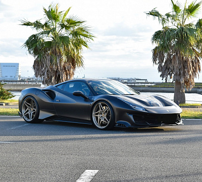 Фото дисков Anrky S1-X3 на Ferrari 488