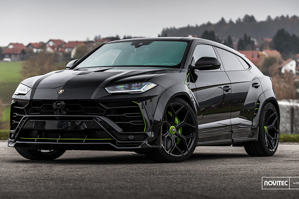 Фото дисков NOVITEC NL4 Черный глянец на Lamborghini Urus