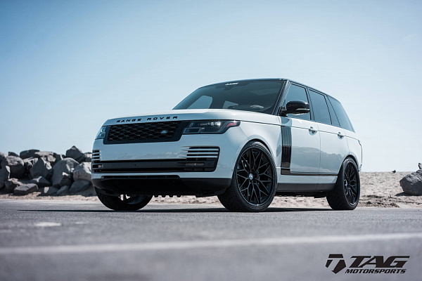Фото дисков HRE S200 Черный глянец на Range Rover IV