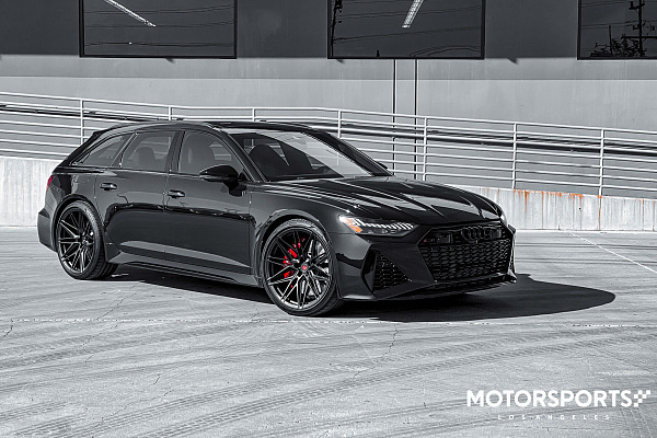Фото дисков Vossen EVO-5 Черный сатин на Audi A/RS 6 (C8)