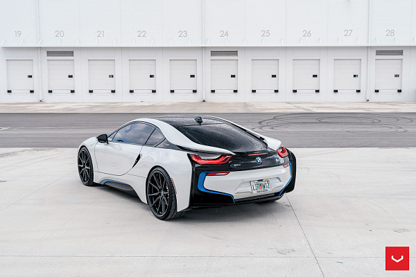 Фото дисков Vossen HF-3 Черный сатин на BMW i8