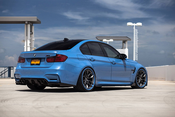 Фото дисков HRE S201 Сатиновый графит на BMW 3/M3 (F3x/F80)