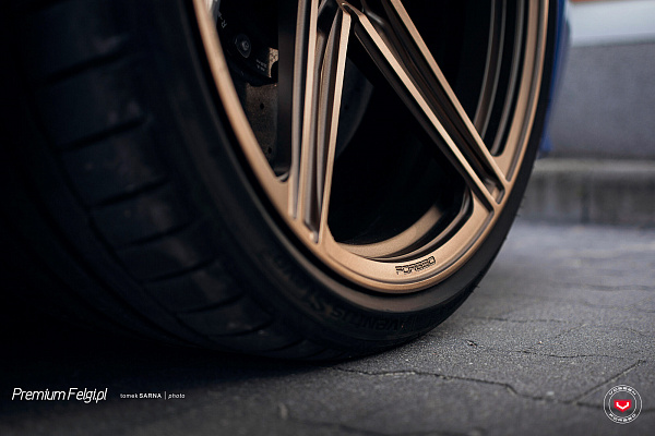 Фото дисков Vossen M-X5 Сатиновая бронза на Audi A/RS 6 (C8)