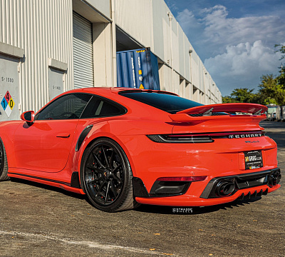 Фото дисков Strasse Wheels SV10 Deep Concave Duoblock на Porsche 911 VIII