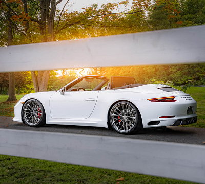 Фото дисков HRE P200 на Porsche 911 VII