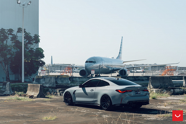 Фото дисков Vossen HF-3 Черный глянец на BMW 4/M4 (G22/G82)