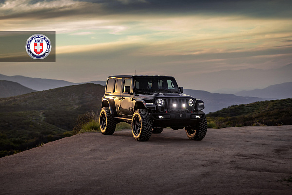 Фото дисков HRE 527 Сатиновая темная бронза на Jeep Wrangler IV (JL)