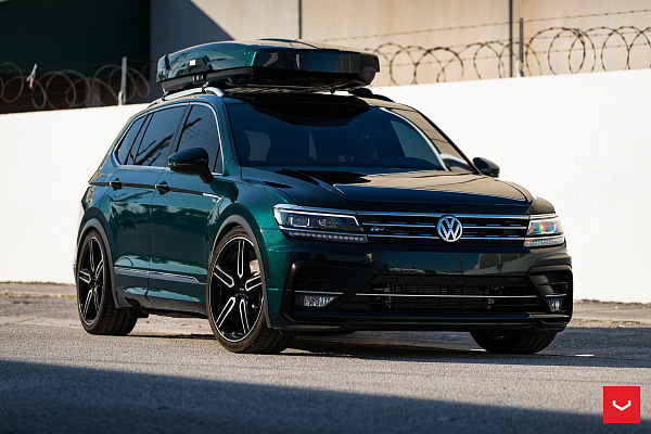 Фото дисков Vossen HF-1 Алмазная проточка на Volkswagen Tiguan II