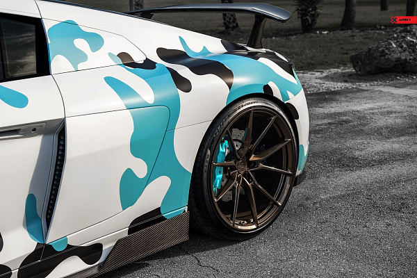 Фото дисков Anrky AN12 Глянцевая темная бронза на Audi R8 (4S)