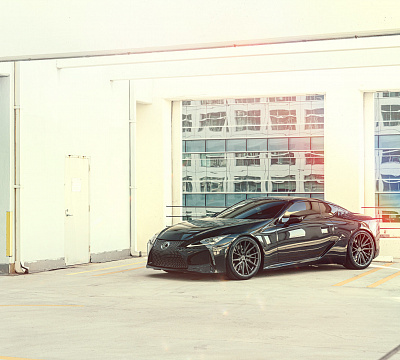 Фото дисков Vossen HF-4T на Lexus LC 500