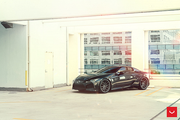 Фото дисков Vossen HF-4T Глянцевый графит на Lexus LC 500