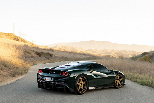 Фото дисков HRE 305 Сатиновая темная бронза на Ferrari F8