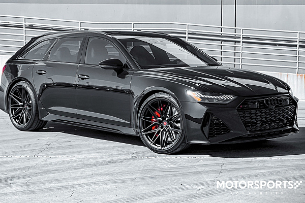 Фото дисков Vossen EVO-5 Черный сатин на Audi A/RS 6 (C8)